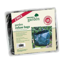 Kingfisher Garden 2pc Heavy Duty Garden Refuse Bag Kingfisher Garden 2pc Heavy Duty Garden Refuse Bag